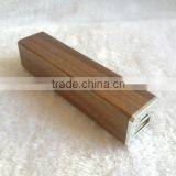 OEM Products 2600mah Powerbank Wooden Material Rectangle Power Bank thumbnail-3
