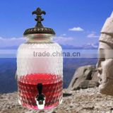 China original fancy glass juice dispenser wholesale