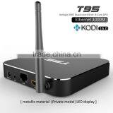 T95 Amlogic S905 4k M8 Android TV Box , Quad Core TV Android Box With Android 5.1 OS, Kodi16.0 Install Free Movies TV Box thumbnail-3