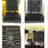 Single Head Gas 220v 2 Pcs Rectangle Red Bean Belgium Waffle Cake Maker thumbnail-4