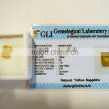 4.21 Carat Certified Natural Yellow Sapphire Ring Stone thumbnail-1