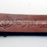 Custom Good Quality Fashion Jeans pu Leather Label in China thumbnail-1