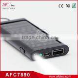 Ultra Slim Colorful Promotional Gift Solar Charger Power Bank 1200mah thumbnail-3