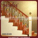 Staircase Professional Install Wrought Iron Railing With CE Certificate