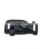 2015 New Arrived Compass Plastic Fire Starter Buckle for OEM Paracord Bracelet Quality Choice thumbnail-2