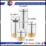 high quality factory price round airtight canister