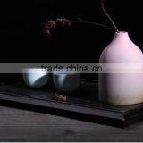 Coarse Pottery Frosted Gradient Ceramic Vase HB11 thumbnail-3