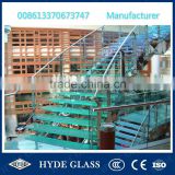 10+1.52+10mm tempered laminated glass for stair steps