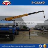 hot sale SQ5SA2 small telescopic arm truck cranes for sale with winch cable