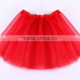 Red princess tutu skirt for children