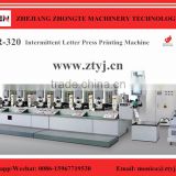 Intermittent Label Paper Film Electronic Label Letter Press Printing Machine
