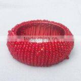 Wedding Crystal Napkin Ring, Beaded Napkin Ring, Crystal Napkin Ring thumbnail-1