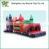 Children's Playground Inflatable Obstacles Combo With Castle for Sale