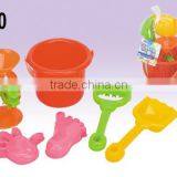 Hot Summer Products Sand Beach Toy Set With Plastic Bucket thumbnail-1
