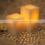 LED Wax Flameless Square Candle thumbnail-1