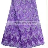 2015 lace fabric top quality african organza lace fabric for sale