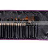 Wooden 21 Piece Quality Pony Hair Brushes Set for Makeup,professional Makeup Tools