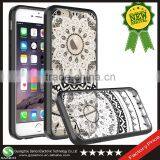 Samco Ultra Thin Slim Armor Hybrid Case for IPhone 6, Beautiful Flower PC TPU Case for IPhone 6