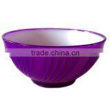 5 in 1 Food Grade Translucent Plastic Salad Bowl thumbnail-3