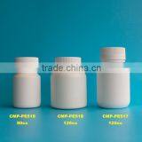Inclined Shoulder Medicine Bottle , Plastic HDPE Pharmaceutical Capsule Bottle With Tamper Evident Cap thumbnail-5