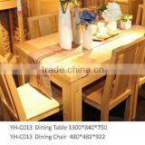 Ash Wood Square Dinning Table