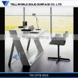 On sales!! factory made white contemporary executive desk