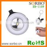 Cheap Hand Crank Plastic Flashlight Keychain thumbnail-5