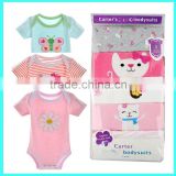 Wholesale 5 pack carter bodysuit romper baby toddler girl boutique clothing                        
                                                Quality Choice