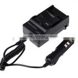 Digital Camera Battery Charger with Car Charger for Xiaomi Xiaoyi, US Plug