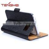 Bi-color Plaid Leather Shockproof Case for Samsung s7 Edge thumbnail-3