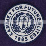 High Quality Custom Iron on Towel Embroidery Woven Patches for Garment thumbnail-2
