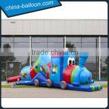 0.55mm Pvc Tarpaulin Inflatable Tunnel Train Capacity 10 Persons thumbnail-2