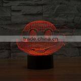 2016 New 3D Optical Night Light Turtle 7 RGB Light Colors 10 LEDs AA Battery or DC 5V Mixed Lot thumbnail-3