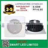 Die Casting 7W 10W 15W 22W SMD2835 Color Tempreture Change IP65 Waterproof Outdoor Led Downlight thumbnail-1