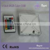 4" Battery Operated LED Martini Glass Centerpiece Under Vase Base