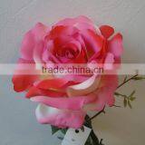 wholesale cheap silk rose flower handmade fabric flower artificial rose