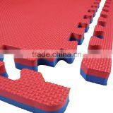 Melors Interlocking Red And Blue EVA Reversible Mat Excellent for Wholesale Martial Arts Mat Gymnastics Wrestling Floor Mat
