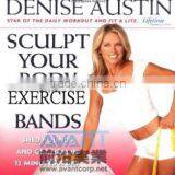Denise Austin Swingin' to the Big Bands Workout VHS Low Impact Exercise Band
