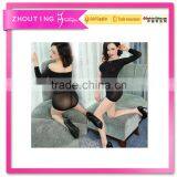 CK02109 Sexy Lace Transparent Tights Hollow Out Lingeries Bodystocking thumbnail-1