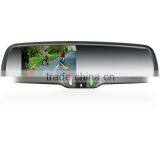 New Design 4.3 Inch High Brightness Rearview Mirror Monitor With Built-in Bluetooth Speaker With Special Brackets for Every Car thumbnail-4