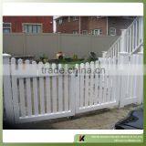 Vinyl fence gate