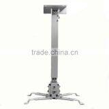 2015 44 Lbs - White Universal Extendable Tilt DLP LCD Ceiling Projector Mount Bracket thumbnail-5
