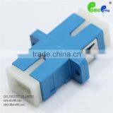 High Quality China-made SM SC SX White Cap Fiber Optic Adapter thumbnail-1