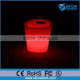 Wireless Led Light Party Bottle Holder,plastic Portable Led Plastic Wine Ice Bucket