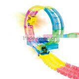 Good Quality Bending LED Dump Truck Toy Children Electric Toy Car Price Magic Tracks thumbnail-3