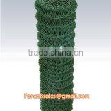 3.5mm PVC Coated Wire Woven 50x50mm Mesh Aperture Cheap Chain Link Fence