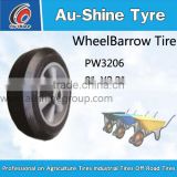Qingdao Supplier Wholesales 16 Inch PU Wheelbarrow Tire Tyre 400-8