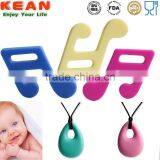 BPA Free Women Jewelry Teething Necklace Silicone Pendant Teether thumbnail-6