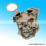 4pcs Charms Skeleton Head &cobra Shape Key Rings Halloween Key Chain thumbnail-1