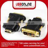 DVI(18+1) Male to HDMI Female Adaptor thumbnail-1